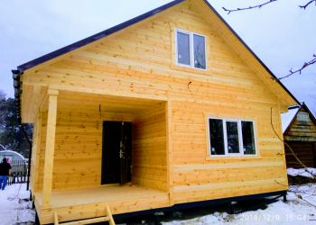 дом - баня 6 на 7 метров. - Уральская дача