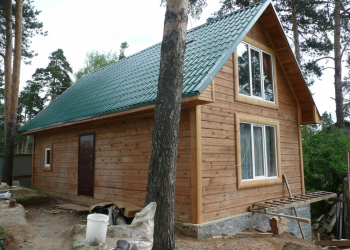 Дома-бани. Комбинированые - Уральская дача