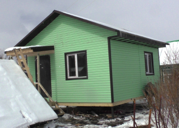 дом 5 на 6 метров. 15.04.2019г. - Уральская дача