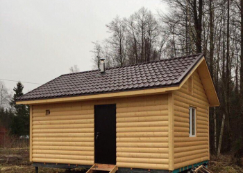 Баня каркасная под ключ для дачи 3 на 5 метров. - Уральская дача