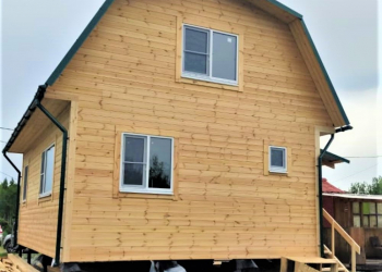 дом 6 на 8 метров с мансардой 4 на 8 метров  - Уральская дача