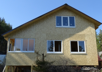 дом 6 на 6 метров. полуторный этаж. 6 на 6 метров. веранда 2,5 на 6 метров. 15.09.2019г. - Уральская дача