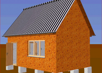 дом 4х5м. с мансардой. сезонное проживание.  - Уральская дача