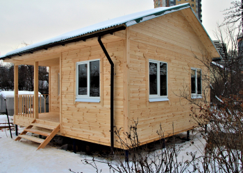 дом 6 на 7 метров. 28.12.2020 г. - Уральская дача