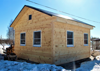 дом 6х6 м.   «13» декабря 2021 г. - Уральская дача