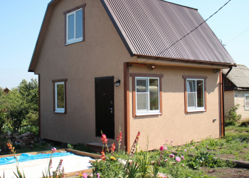 "РАДУГА" дом 6 х 6м. мансарда 3 х 6 м. цена на 20.11.2024г. на данную комплектацию. - Уральская дача