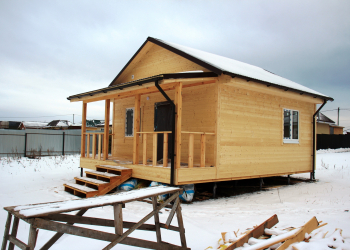 дом 6 на 6 метров. веранда 1,5 метра на 6 метров. цена на 07.12.2022г.  - Уральская дача