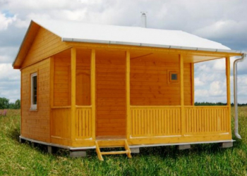 Баня каркасная 4х4м. - Уральская дача