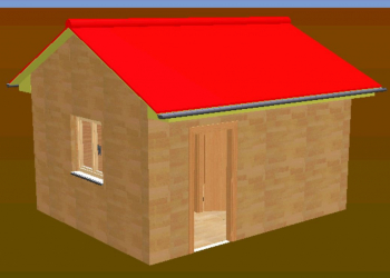 дом 3,7х5м. площадь 17м/кв. - Уральская дача