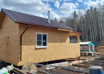 дом 6 х 6 м. веранда 1,5 х 6 м. - Уральская дача