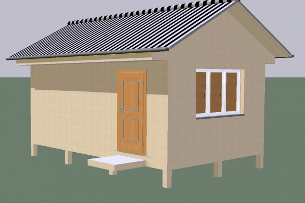 Баня 4х6 м.  - Уральская дача