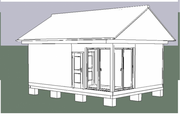 дом 5х7 м. круглогодичный. 28.09.2022г. - Уральская дача