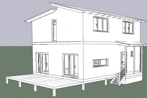 дом 7,5х8,5 - Уральская дача