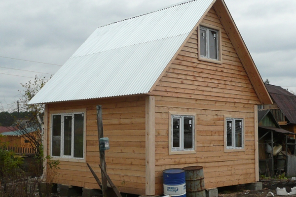 дом 5 на 5 брусовой под усадку. - Уральская дача