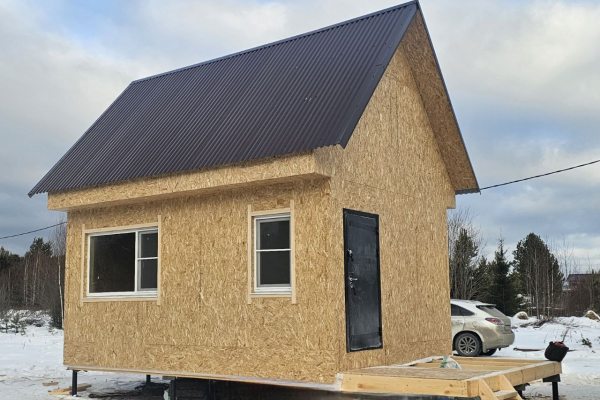 дом 4 на 6 метров. цена на базовую комплектацию на 17.12.2024 г. - Уральская дача