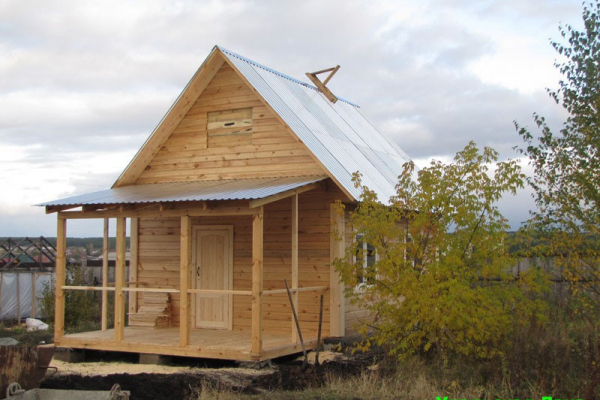 Дачный Дом 5x6. Под усадку. - Уральская дача