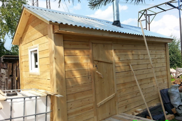 Баня под ключ 2.3 на 3.6 метров.  - Уральская дача