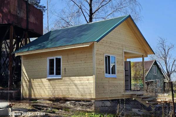 дом 6 на 6 метров. цена на 16.01.2025г.за базовую комплектацию. - Уральская дача