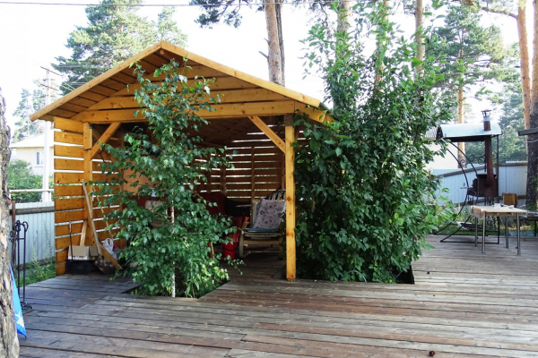 беседка садовая 3 х 5 м. площадь 15 м / кв. - Уральская дача