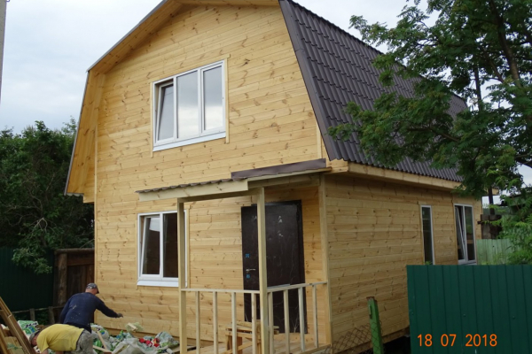 дом 6 на 8 метров. для постоянного проживания.  - Уральская дача