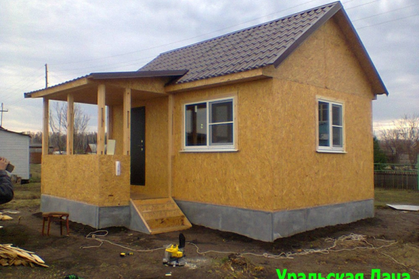 дом 4 на 6 метров. Сезонное проживание. - Уральская дача