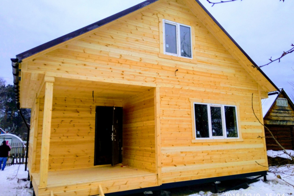 дом - баня 6 на 7 метров. - Уральская дача