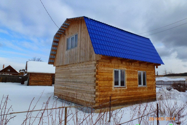 Дом 6х6 м. площадь 56м/кв. Под усадку. - Уральская дача