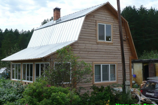 Дом 5x6. Под усадку. - Уральская дача