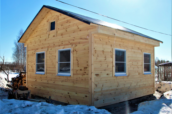 дом 6х6 м.   «13» декабря 2021 г. - Уральская дача