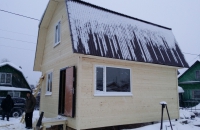 Строительство дома зимой - Уральская дача